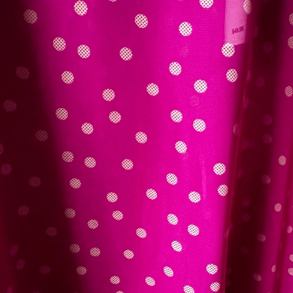 NWT Gap Purple Polka Dot Cold Shoulder Top Size XXL - Picture 10 of 14